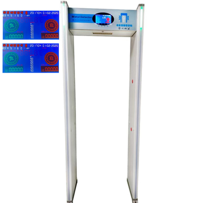Metal detector LCD a 7 pollici dello stipite dell'esposizione con la misura di temperatura